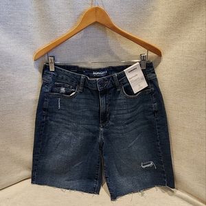 Sonoma Dark Denim Bermuda Shorts, Size 10